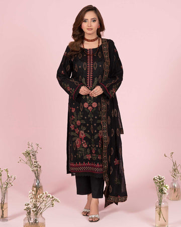 Payrahan - EMB Bana Doriya Lawn - 3Pc - Vol-574- D-05