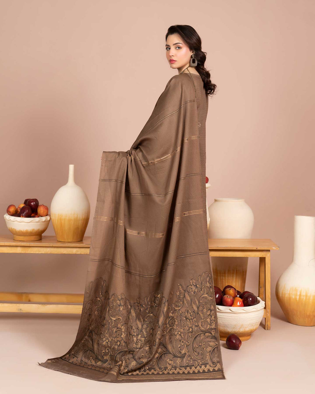 Zaria - Fancy EMB Bana Doriya Lawn - 3Pc - Vol-575- D-08