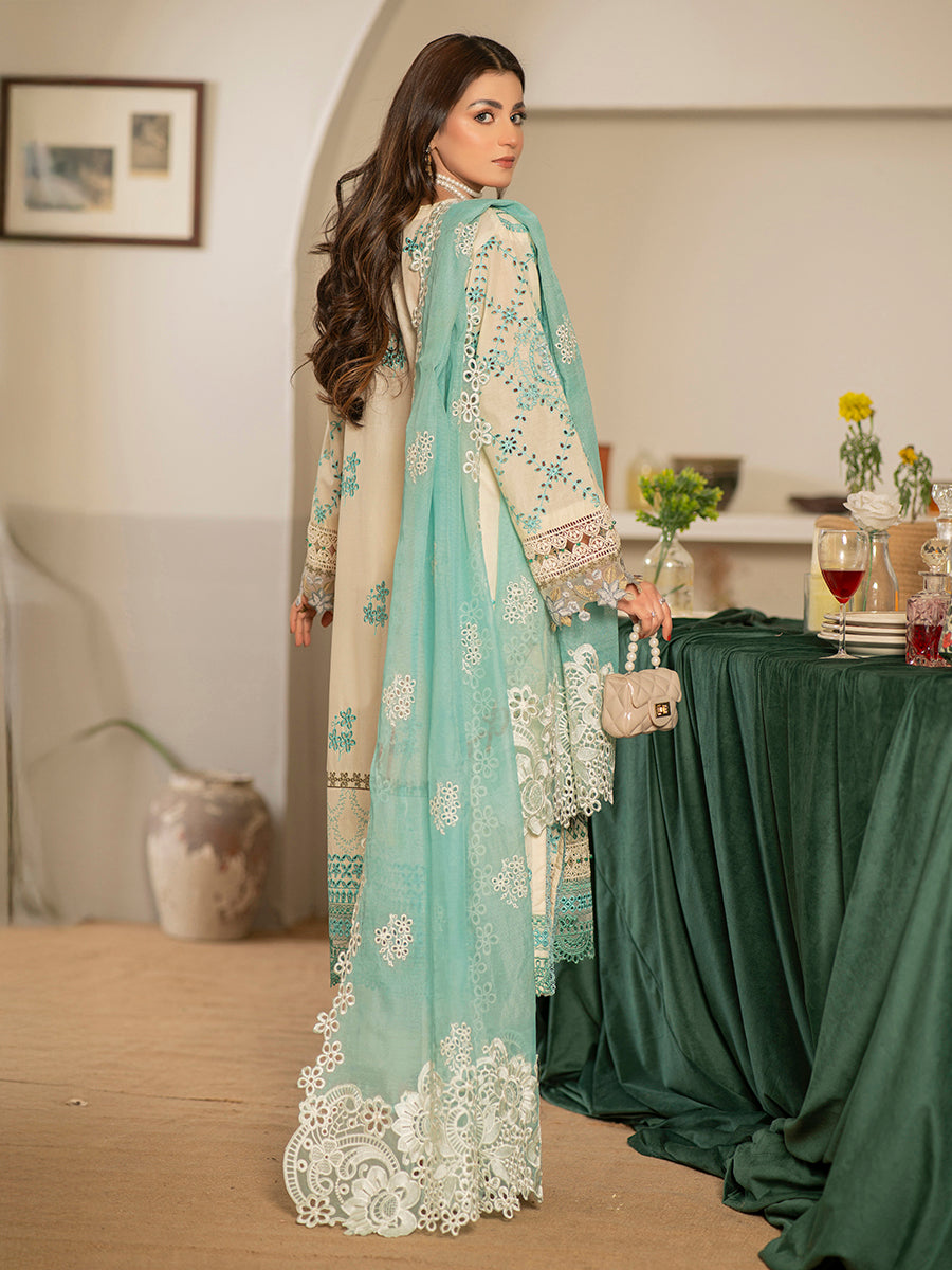 Kashish Fully Emb Lawn Vol-300- D-10