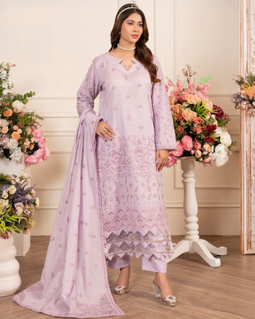 Amrish - Bana Doriya EMB Lawn - 3Pc - Vol-580- D-04