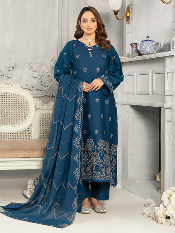 Jugni Summer ChikanKari Lawn Vol-297- D-02