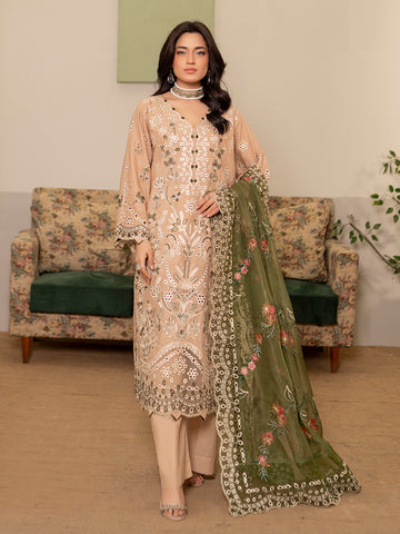 Kashish Fully Emb Lawn Vol-300- D-06