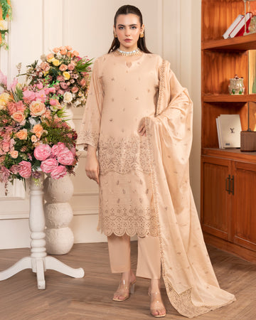 Amrish - Bana Doriya EMB Lawn - 3Pc - Vol-580- D-07