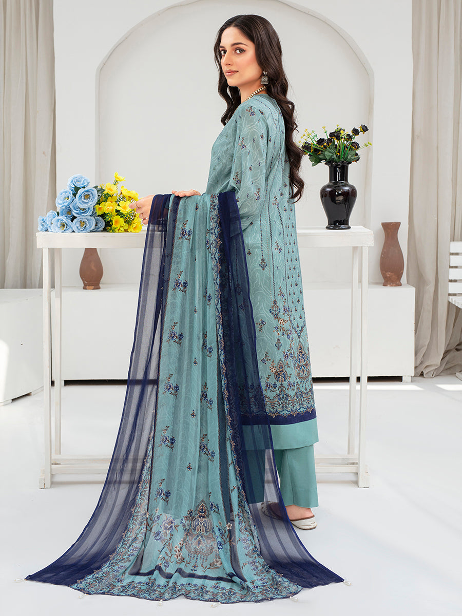 Rida Summer Digitally Printed Lawn Vol-1621- D-02