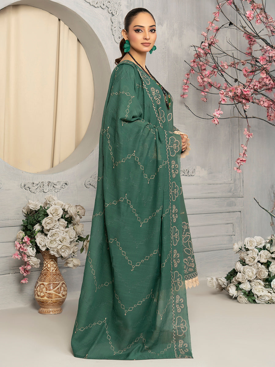 Jugni Summer ChikanKari Lawn Vol-297- D-05