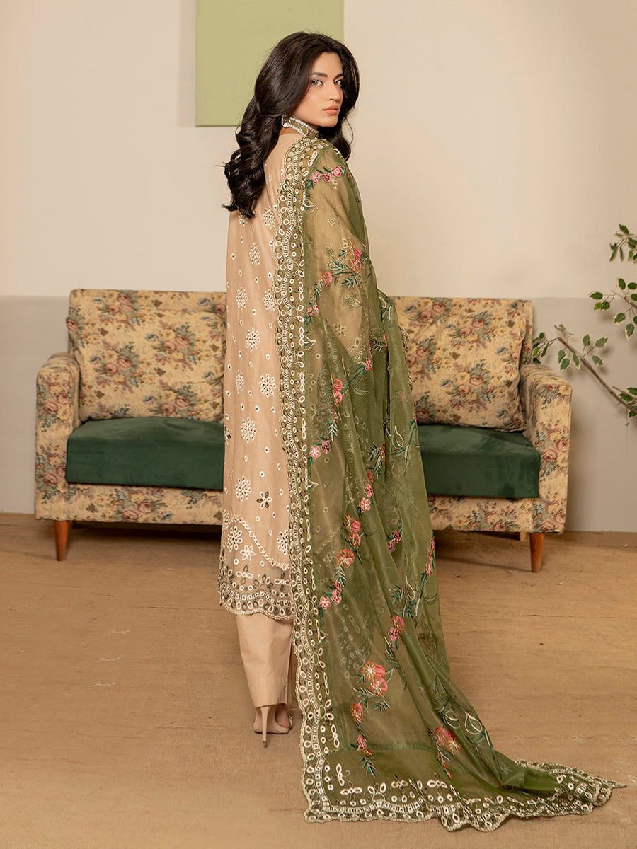 Kashish Fully Emb Lawn Vol-300- D-06