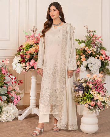 Amrish - Bana Doriya EMB Lawn - 3Pc - Vol-580- D-08
