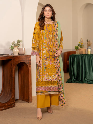 Kashish Fully Emb Lawn Vol-300- D-05