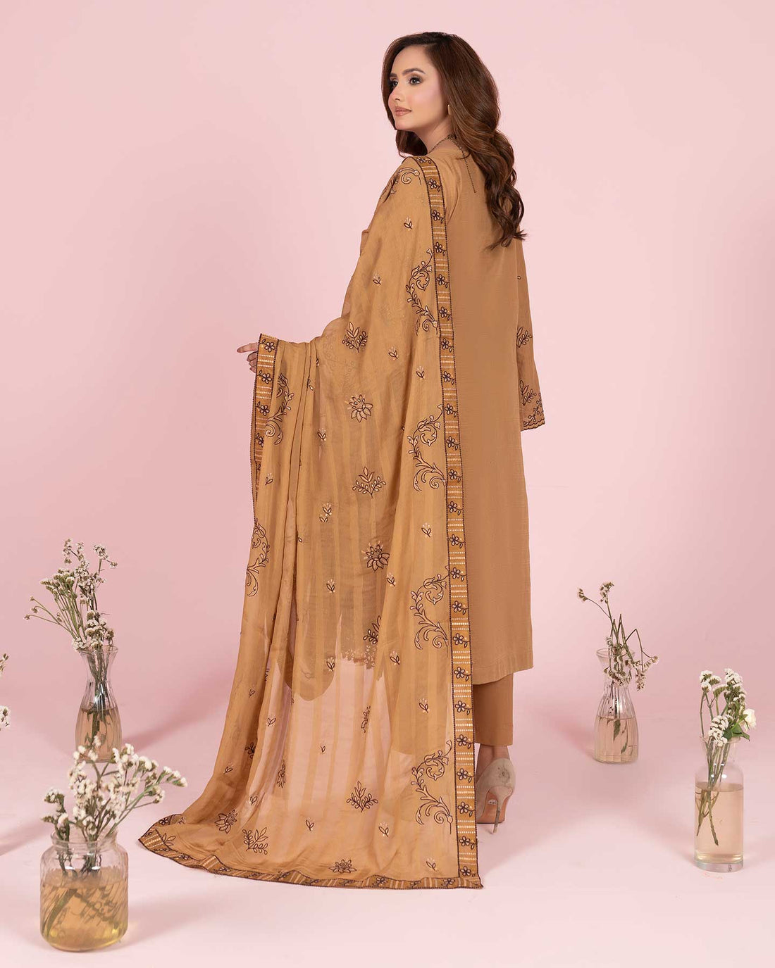 Payrahan - EMB Bana Doriya Lawn - 3Pc - Vol-574- D-03