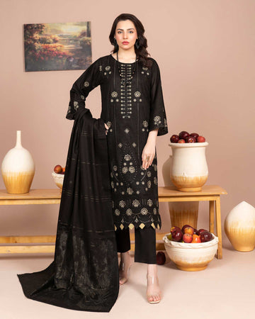 Zaria - Fancy EMB Bana Doriya Lawn - 3Pc - Vol-575- D-06