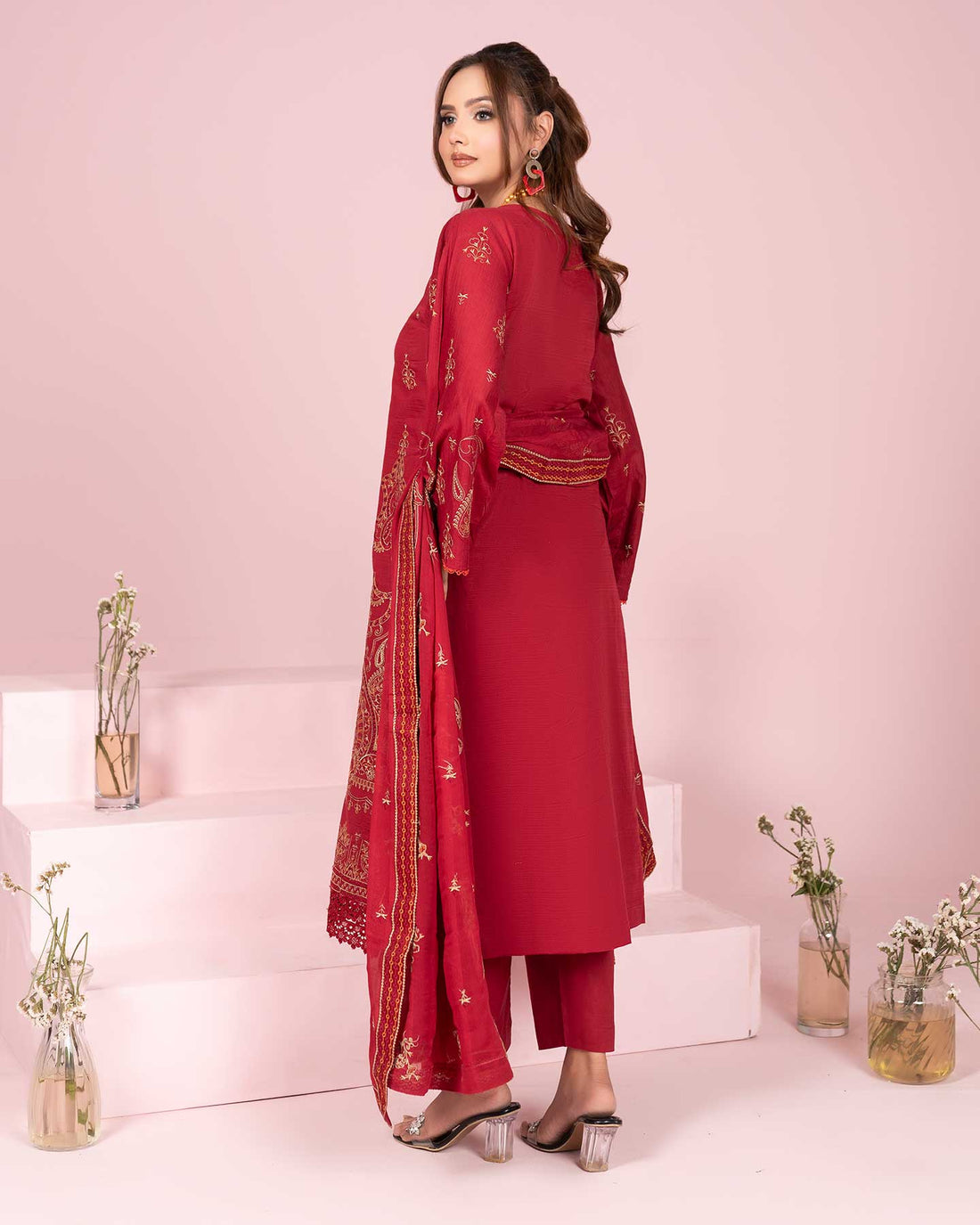 Payrahan - EMB Bana Doriya Lawn - 3Pc - Vol-574- D-06