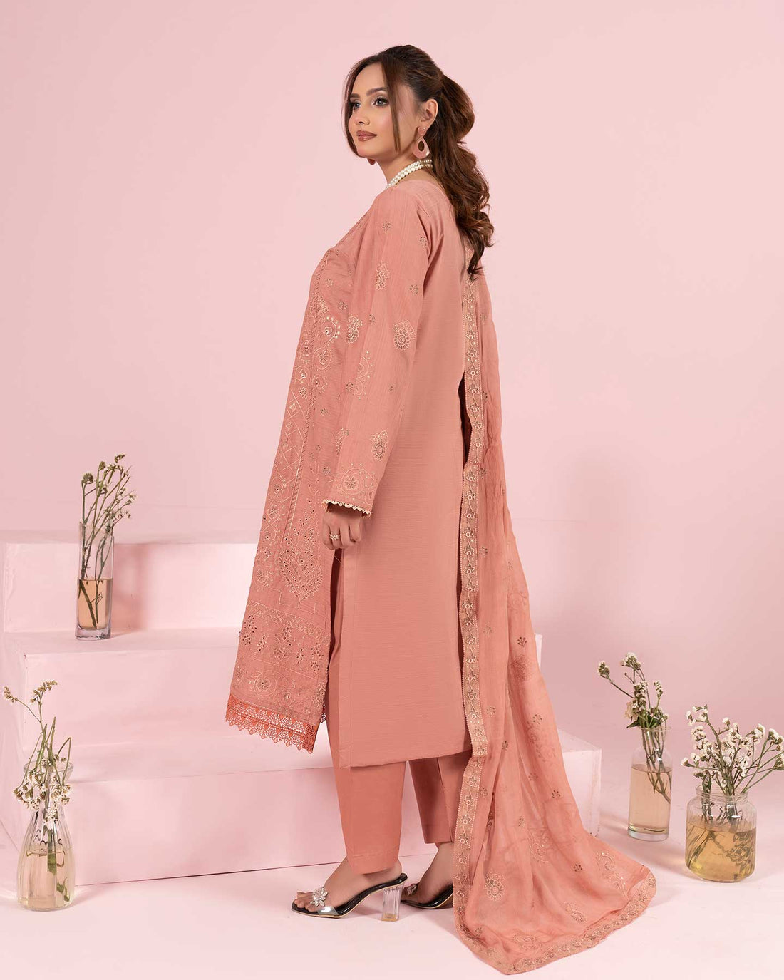 Payrahan - EMB Bana Doriya Lawn - 3Pc - Vol-574- D-07