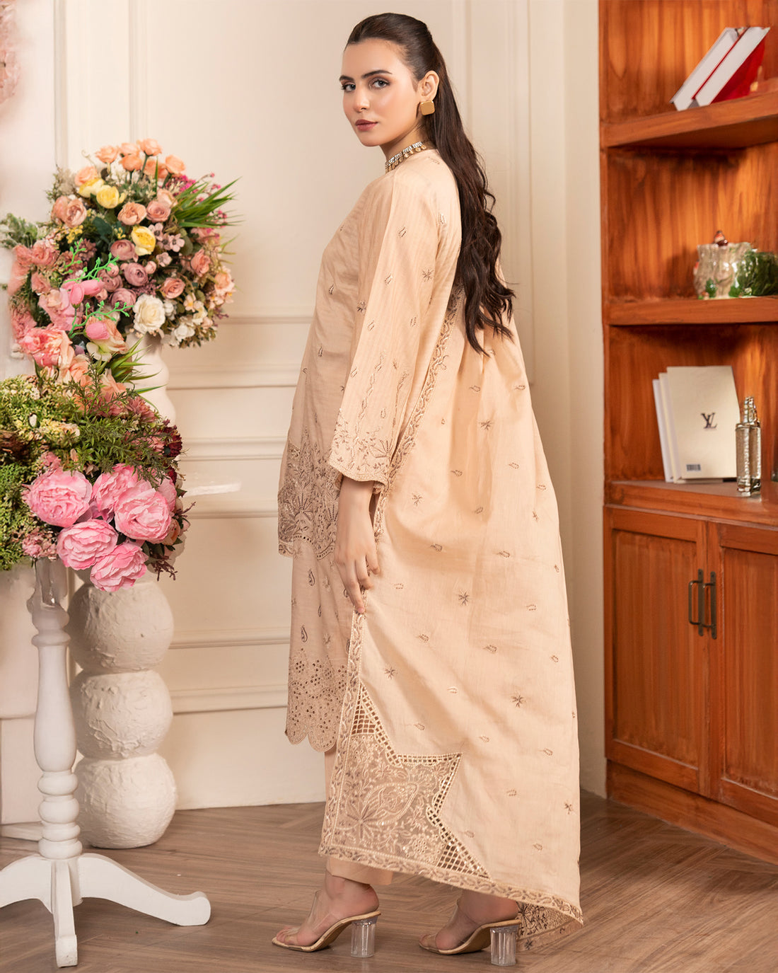 Amrish - Bana Doriya EMB Lawn - 3Pc - Vol-580- D-07